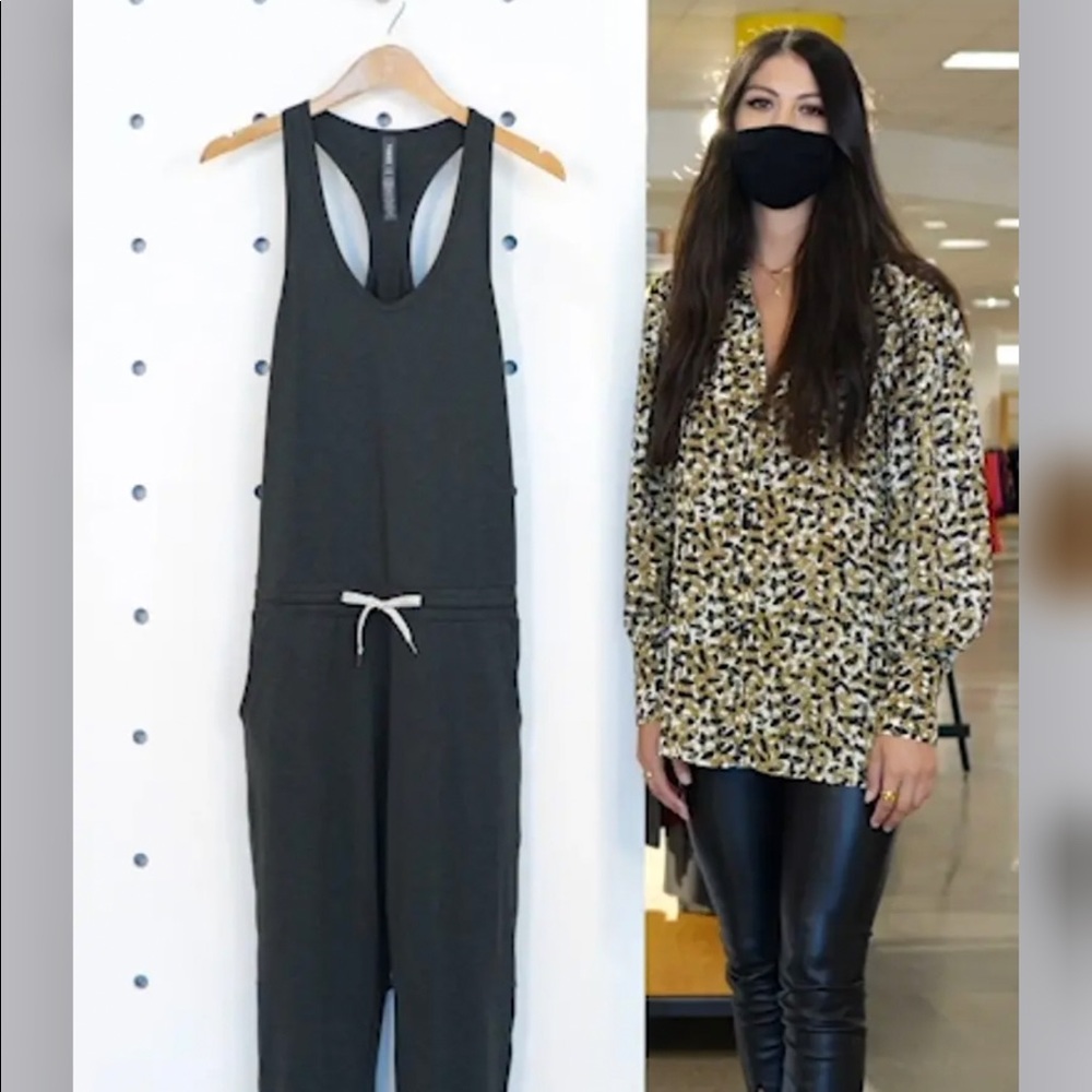 NWOT Vuori Lux Sleeveless Jumpsuit Black -Sold Out